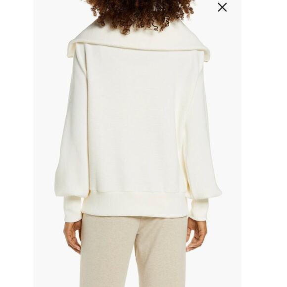 Varley Vine Cream Zip-Up Sweatshirt - Picture 13 of 13